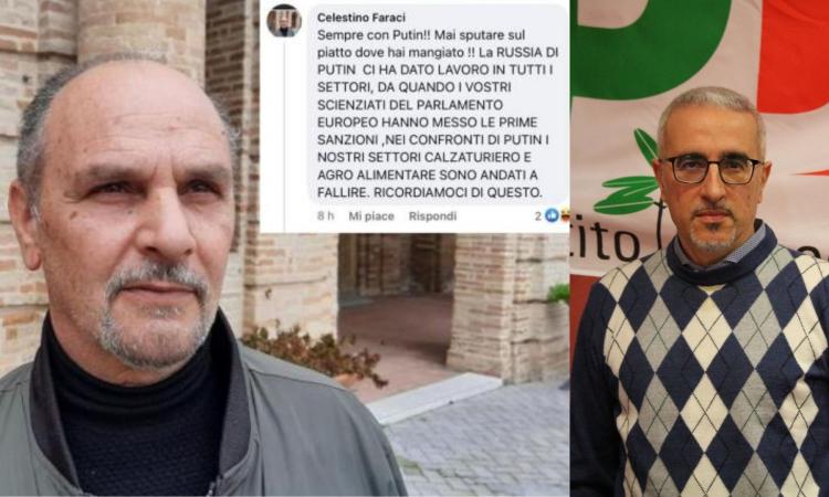 Potenza Picena, il Pd su Faraci: "Finte dimissioni dopo post pro Putin. Imbarazzante 25 aprile al suo fianco" Potenza Picena, il Pd su Faraci: "Finte dimissioni dopo post pro Putin. Imbarazzante 25 aprile al suo fianco"