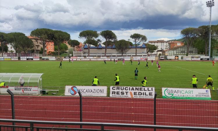 Serie D, harakiri Tolentino: da 3-0 a 3-3 contro il Chieti. La vetta adesso è un miraggio