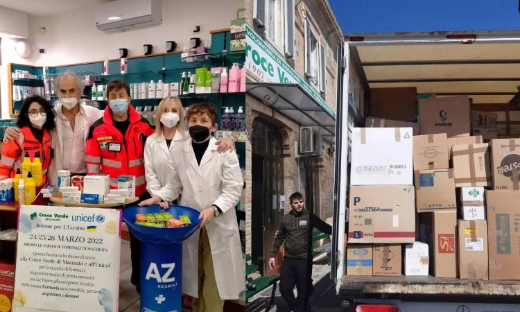 Emergenza Ucraina, Croce Verde Macerata: "Livelli di solidarietà impensabili" (FOTO)