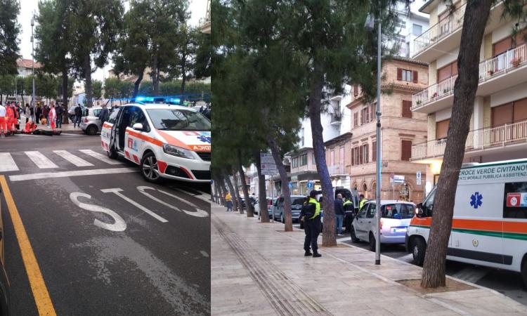 Civitanova, cade a terra dopo essere stato urtato da un'auto in piazza: uomo soccorso dal 118 Civitanova, cade a terra dopo essere stato urtato da un'auto in piazza: uomo soccorso dal 118