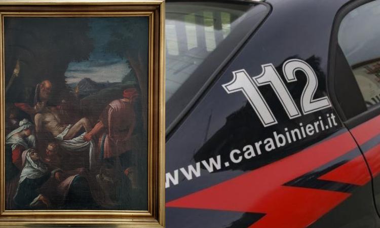 Matelica, dipinto rubato dal museo Piersanti. Ritrovato dai Carabinieri dopo 46 anni: era in vendita online