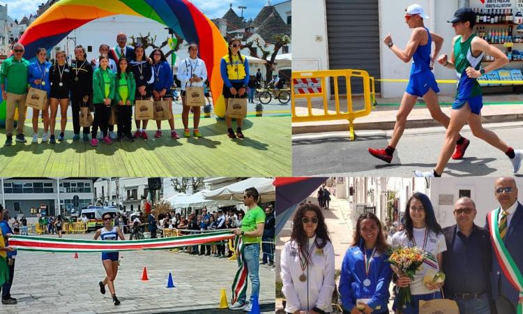 Cus Macerata, la marcia dà spettacolo in Puglia: Giulia Miconi argento, oro per Elisa Marini