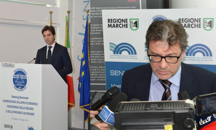 Conferenza Regioni, Acquaroli: "Necessario che Governo ed Europa sostengano le nostre imprese" Conferenza Regioni, Acquaroli: "Necessario che Governo ed Europa sostengano le nostre imprese"