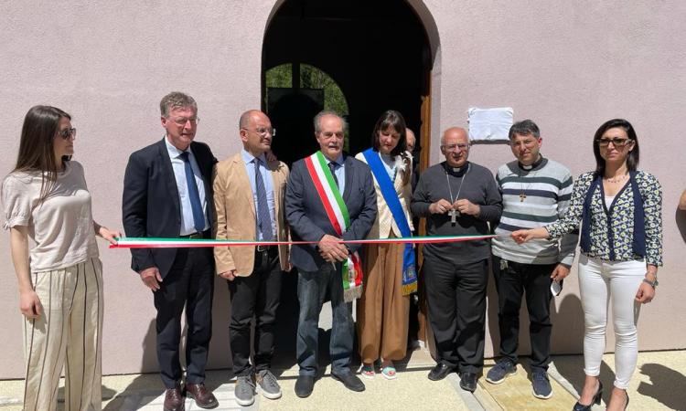 Castelsantangelo, nuova sala polivalente nell'area Sae: un "patto d'amicizia" fra tre Comuni