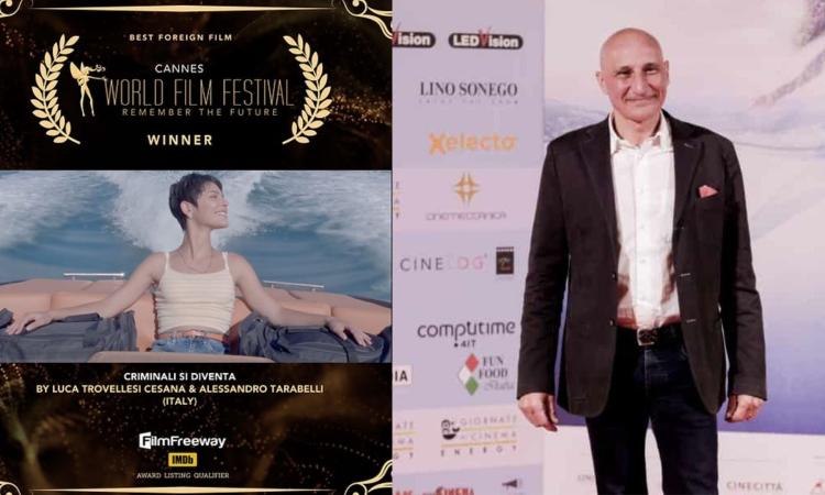 "Criminali si diventa", il film 'Made in Marche' premiato a Cannes. Trovellesi: "Vittoria incredibile" "Criminali si diventa", il film 'Made in Marche' premiato a Cannes. Trovellesi: "Vittoria incredibile"