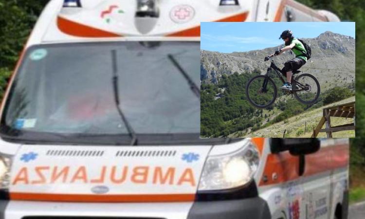 Ussita, grave incidente al Bike Park di Frontignano. Giovane ciclista trasportato in codice rosso