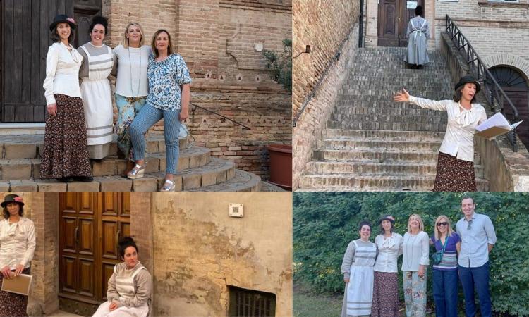 La vita di Dolores Prato messa in scena nelle vie del borgo: passeggiata speciale a Treia La vita di Dolores Prato messa in scena nelle vie del borgo: passeggiata speciale a Treia