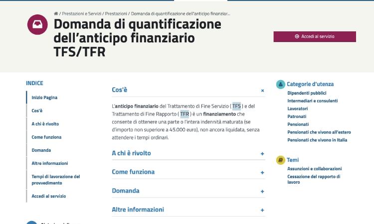 INPS, aumentano le richieste per TFS e TFR anticipato. Camilletti: "Segnale della crisi in corso"