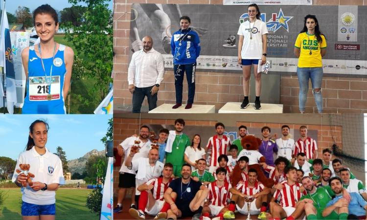 Cus Macerata: 2 ori, un argento e un bronzo ai Campionati Nazionali Universitari Cus Macerata: 2 ori, un argento e un bronzo ai Campionati Nazionali Universitari