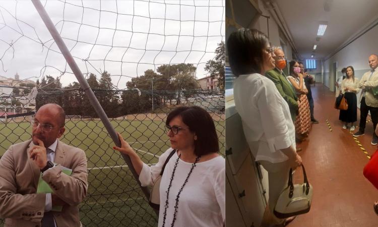 Corridonia, ricostruzione Ipsia "Corridoni": Giuliana Giampaoli incontra l'assessore Castelli