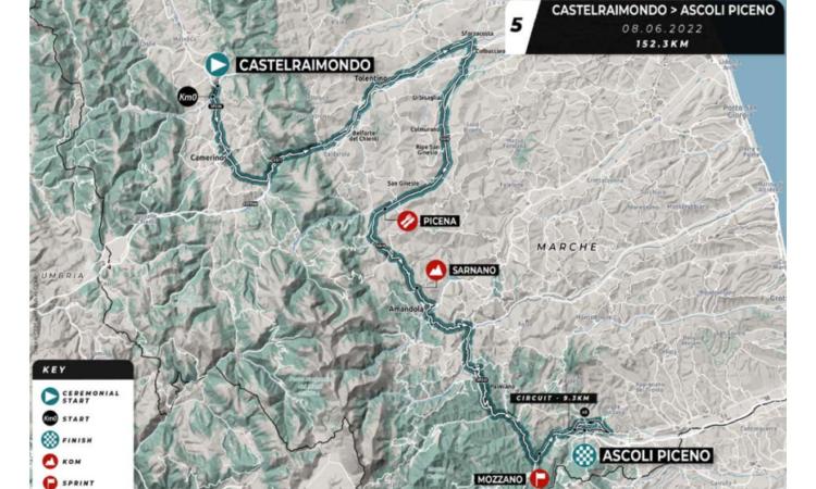 Torna il grande ciclismo: da Castelraimondo parte l'ultima tappa dell'Adriatica Ionica Race Torna il grande ciclismo: da Castelraimondo parte l'ultima tappa dell'Adriatica Ionica Race