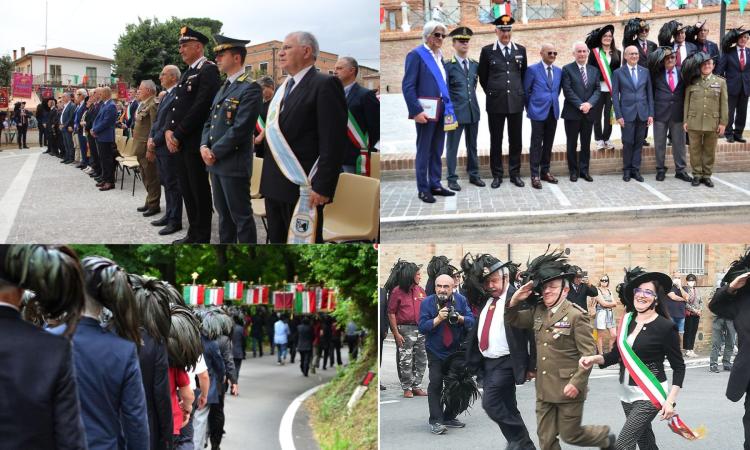 Sant'Angelo in Pontano, bersaglieri protagonisti: un successo il primo raduno sui Monti Azzurri