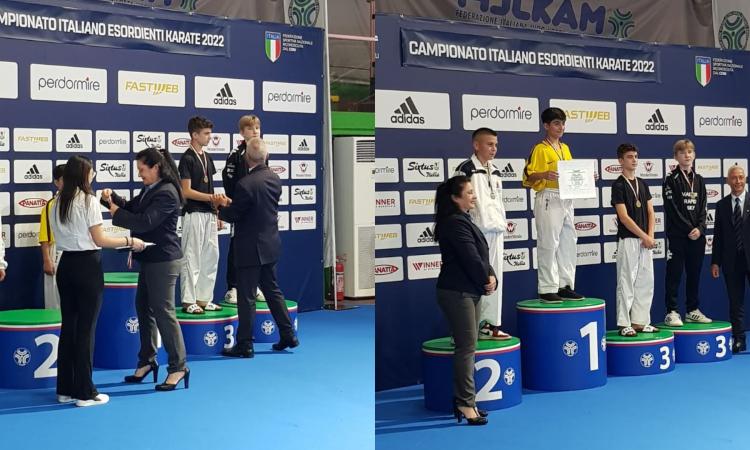 Spazio Karate Tolentino, bronzo nel kumite per Lorenzo Vipera ai Campionati Italiani