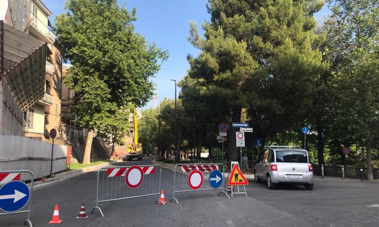 Macerata, chiuso viale Puccinotti per lavori: traffico deviato Macerata, chiuso viale Puccinotti per lavori: traffico deviato