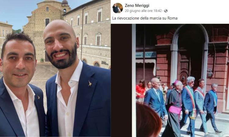 Macerata, "Rievocata la marcia su Roma": il post di Zeno Meriggi (Pd) finisce nel mirino della Lega Macerata, "Rievocata la marcia su Roma": il post di Zeno Meriggi (Pd) finisce nel mirino della Lega