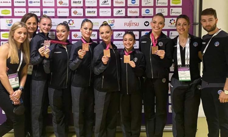 Campionato del Mondo di Ginnastica Aerobica, Macerata torna sul podio a Guimaraes Campionato del Mondo di Ginnastica Aerobica, Macerata torna sul podio a Guimaraes