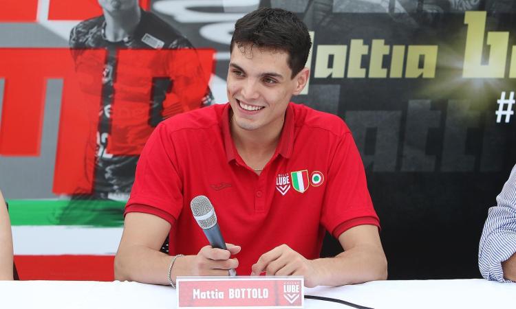 Lube, presentato il nuovo acquisto Bottolo: Madeira gremito per il campione europeo