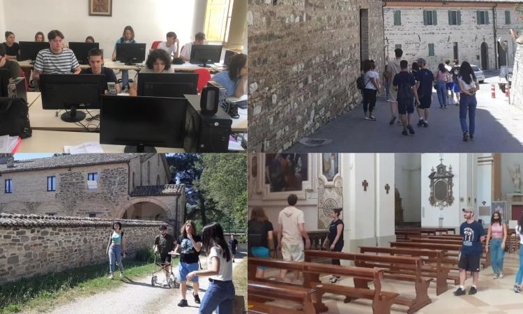 San Severino, i monasteri cittadini finiscono in un depliant grazie agli alunni del liceo "Bambin Gesù" San Severino, i monasteri cittadini finiscono in un depliant grazie agli alunni del liceo "Bambin Gesù"