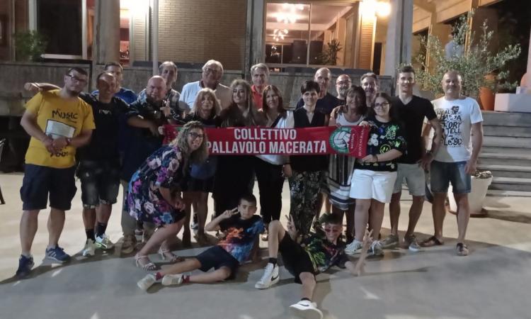 Il Collettivo Pallavolo Macerata alla cena di fine stagione: Machella riconfermato Presidente