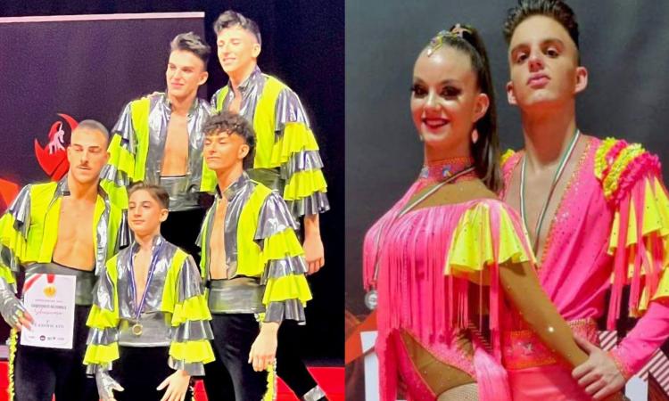 Danza sportiva, i tolentinati Matteo e Alessandra Ballini campioni nazionali di Salsa e Bachata