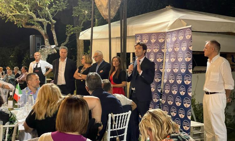 Potenza Picena, 450 presenze alla cena provinciale di Fratelli d'Italia: ospite Francesco Acquaroli
