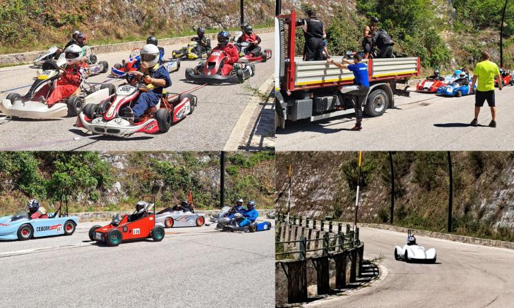 In discesa a 90 all'ora con mezzi senza motore: lo spettacolo dello 'Speed Down' a Monte Cavallo