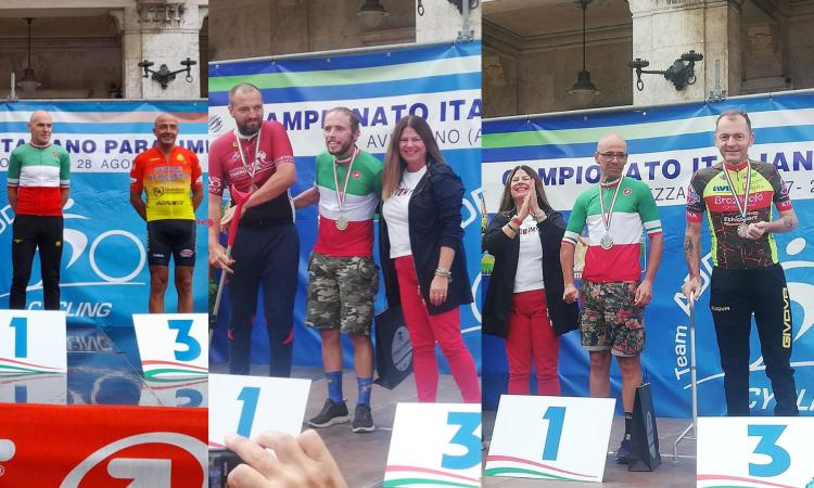 Civitanova, inarrestabile Anthropos ai campionati italiani di paraciclismo: 4 titoli e due podi