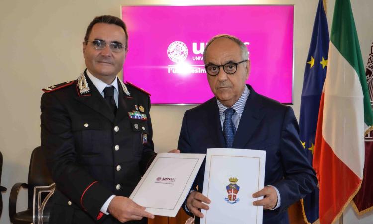 Carabinieri all'Università: accordo con l'Unimc per la formazione del personale Carabinieri all'Università: accordo con l'Unimc per la formazione del personale