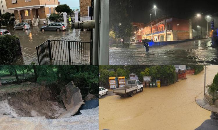 Bomba d’acqua nel Maceratese. A Porto Recanati forti allagamenti, a Matelica si apre una voragine (FOTO e VIDEO) Bomba d’acqua nel Maceratese. A Porto Recanati forti allagamenti, a Matelica si apre una voragine (FOTO e VIDEO)
