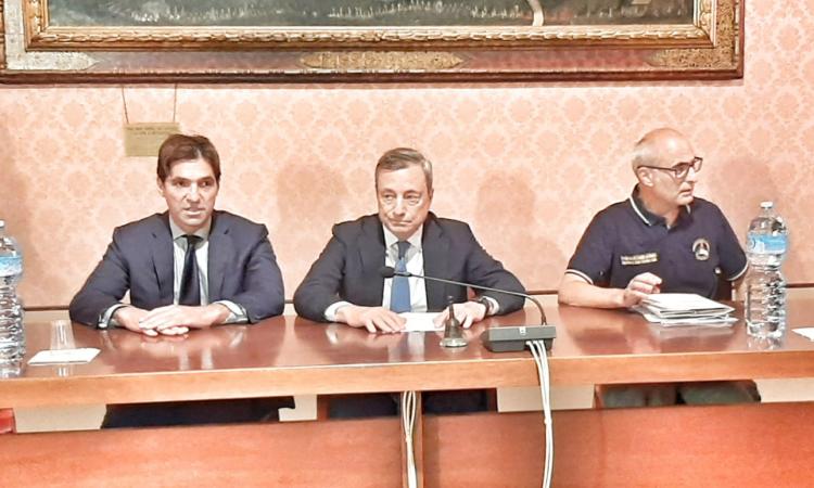 Alluvione Marche, Draghi a Ostra: "È un disastro". Acquaroli: "Daremo migliore risposta possibile"