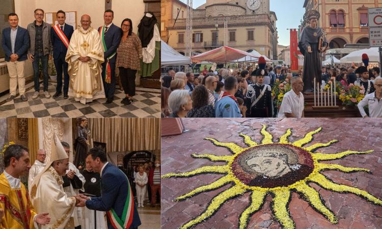 Tolentino, festa di San Nicola: folla in centro storico per la domenica del perdono