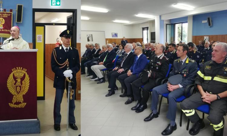 Macerata, festa di San Michele Arcangelo: la polizia celebra il suo patrono