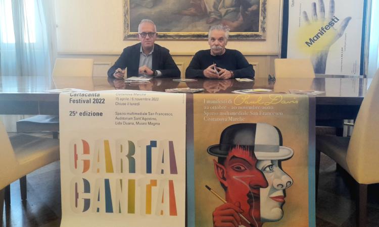 Civitanova, Cartacanta festeggia 25 anni con due nuove mostre nella città alta