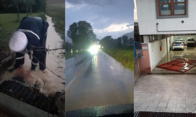 San Severino, maltempo: strade e garage allagati. Colpita anche autorimessa della polizia locale San Severino, maltempo: strade e garage allagati. Colpita anche autorimessa della polizia locale