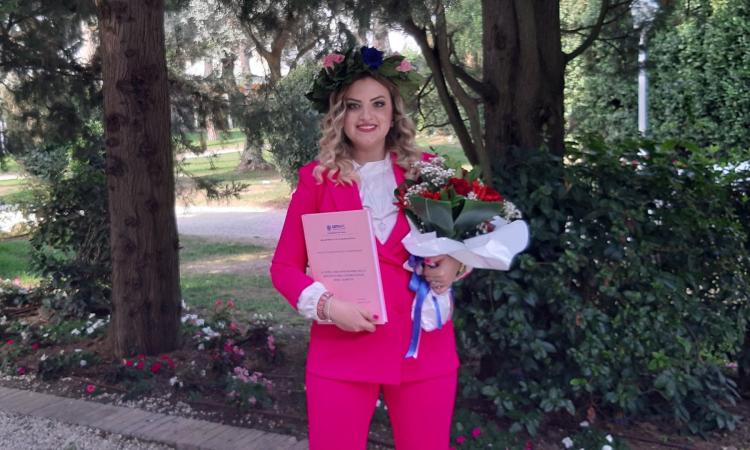 Montecassiano, corona d'alloro per Annalisa Rosati: arriva la laurea in Giurisprudenza