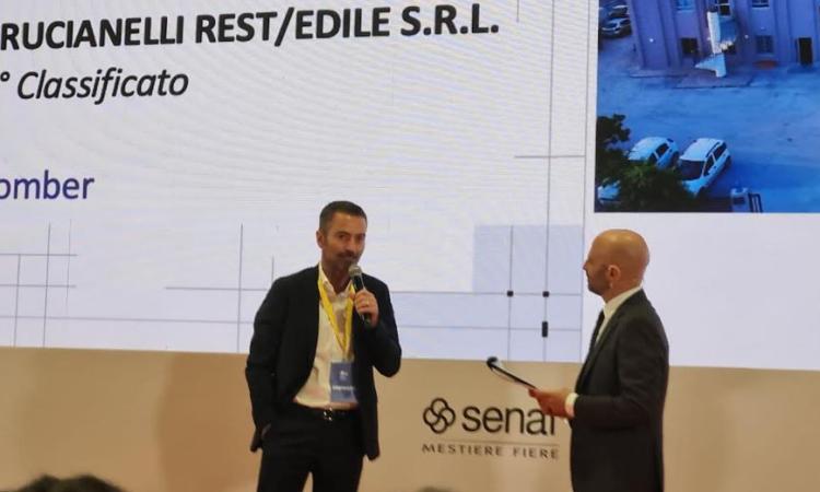 Tolentino, Crucianelli Rest\Edile vince il premio "Bomber": è tra le migliori aziende in Italia Tolentino, Crucianelli Rest\Edile vince il premio "Bomber": è tra le migliori aziende in Italia
