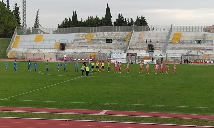 Eccellenza, la Maceratese crolla all'Helvia Recina: l'Atletico Azzurra Colli si impone per 2-0