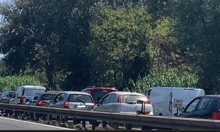 Morrovalle, accusa un malore alla guida mentre percorre la superstrada: interviene il 118