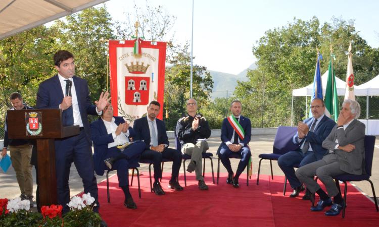 Camerino, sesto anniversario del sisma: inaugurata la nuova sede temporanea degli uffici comunali Camerino, sesto anniversario del sisma: inaugurata la nuova sede temporanea degli uffici comunali