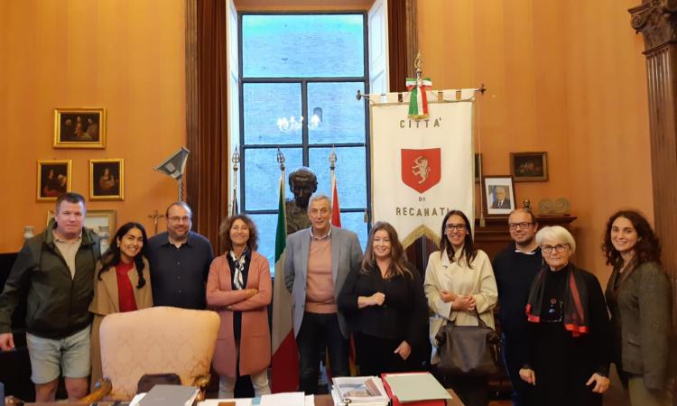 Recanati, progetti di accoglienza pe richiedenti asilo e rifugiati: delegazione svedese in visita studio