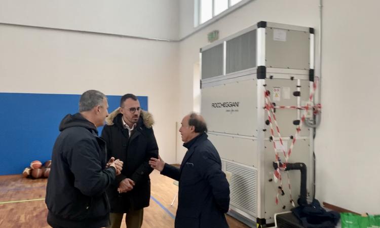 Matelica, nuovi impianti di riscaldamento alla palestra Mancinelli