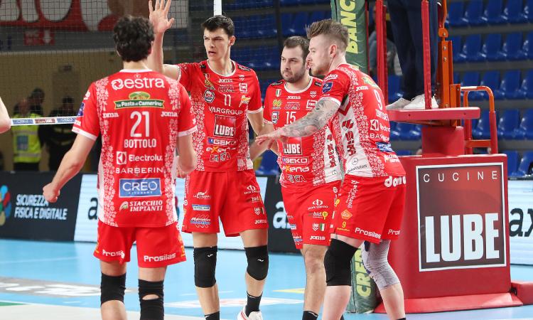 La Lube Civitanova travolge Siena in tre set: arriva la settima vittoria consecutiva