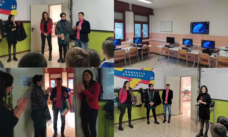 Macerata, inaugurato il laboratorio di tecnologia della scuola Dolores Prato Macerata, inaugurato il laboratorio di tecnologia della scuola Dolores Prato