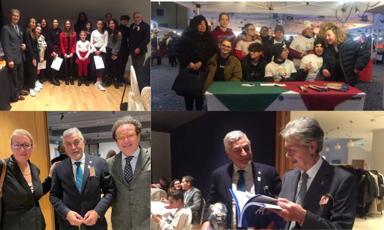 Rotary Club Tolentino, successo per "Rotarytorrone": raccolti fondi durante il pranzo di Natale