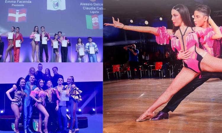 Morrovalle, Thomas e Arianna brillano al campionato italiano di danza sportiva Morrovalle, Thomas e Arianna brillano al campionato italiano di danza sportiva