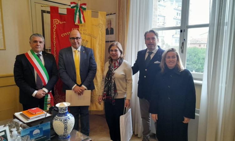 Civitanova, l'ambasciatrice del Panama a Civitanova: "Pronta a nuove collaborazioni"