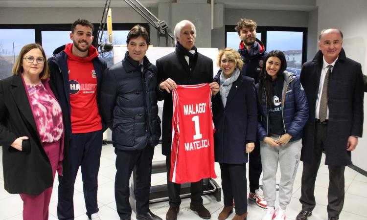 Matelica, in arrivo il nuovo palasport: Giovanni Malagò alla presentazione del progetto