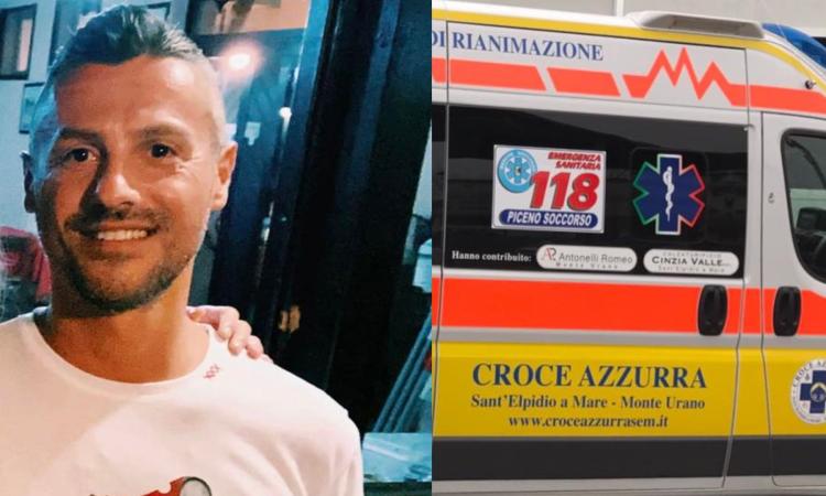 Dipendente della Croce Azzurra trovato senza vita in casa: la vittima è il 43enne Massimo Rapari