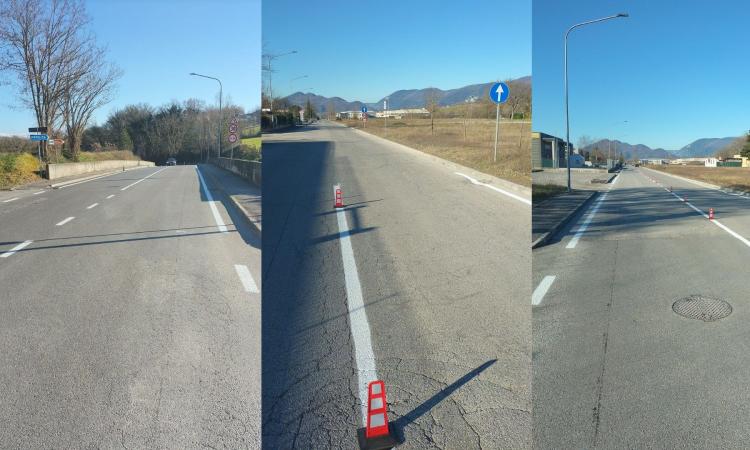 Matelica, nuova segnaletica stradale: intervento nella zona industriale Matelica, nuova segnaletica stradale: intervento nella zona industriale