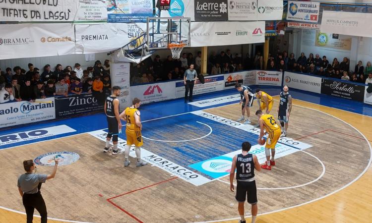 Virtus Civitanova sempre più capolista: Montegranaro perde il derby al fotofinish